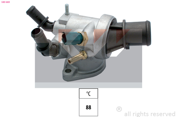 Termostat chladenia KW